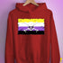 Nonbinary Pride Pirate Flag Hoodie - Red